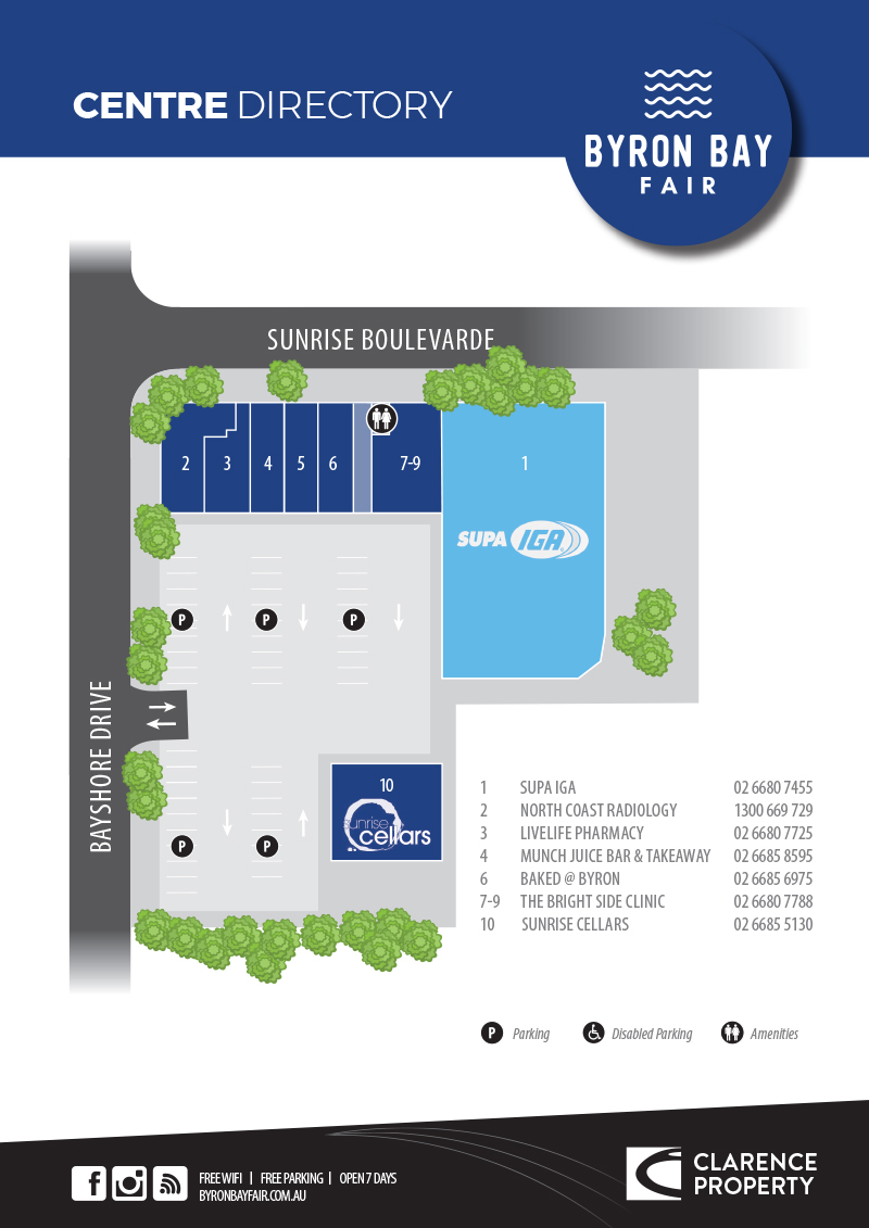 Byron Bay Fair Centre Directory